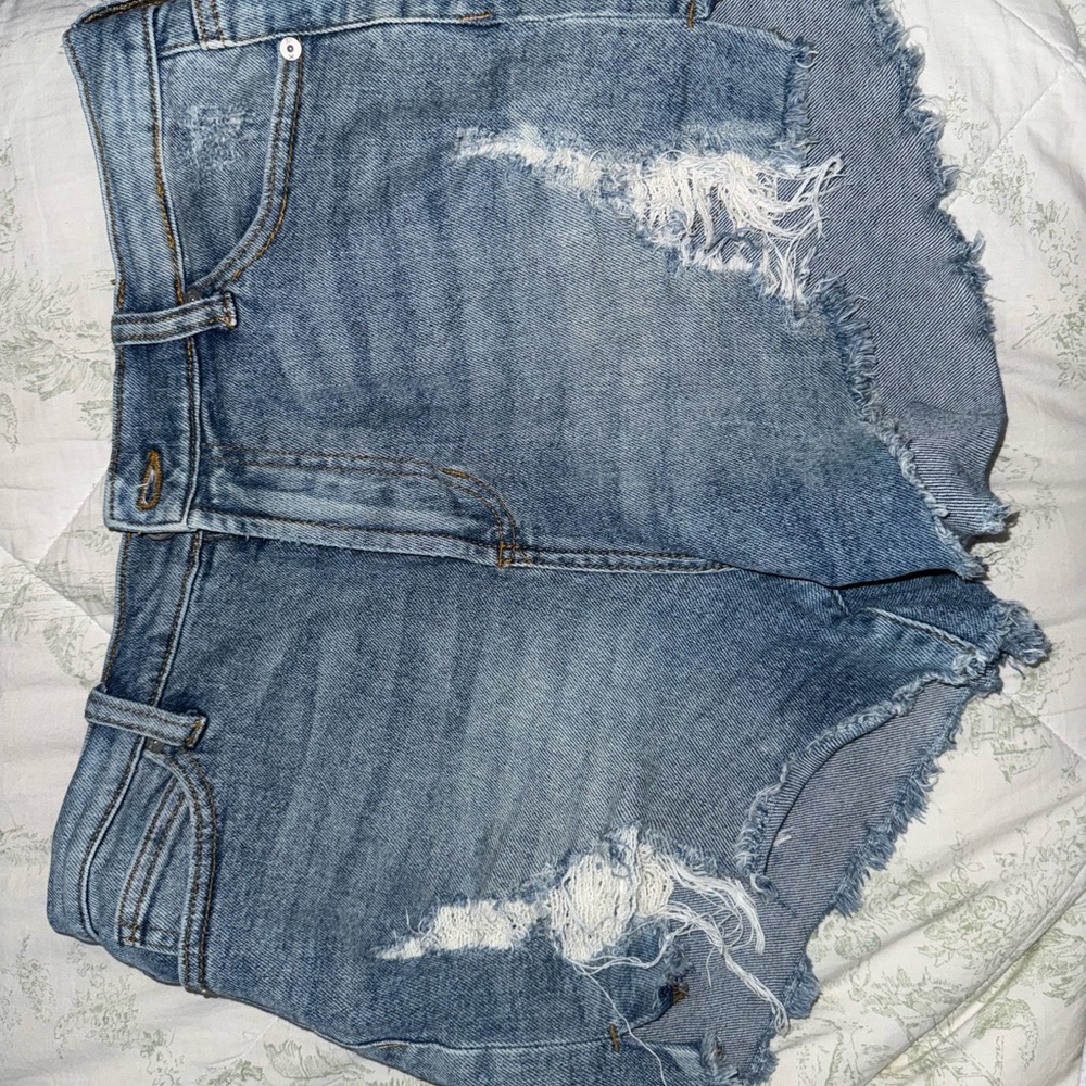 Kendall & Kylie Blue Denim Shorts